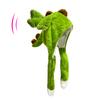 Cartoon Bunny Ear Move Hat Jumping up Toys Rabbit Girls Animal Plush Costume Cosplay Cap Kids Party for Adult Funny Anime Hat