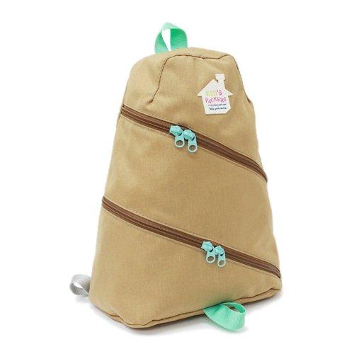 

[Kids Packers] Twist Zip Backpack (S) / Wheat x Mint