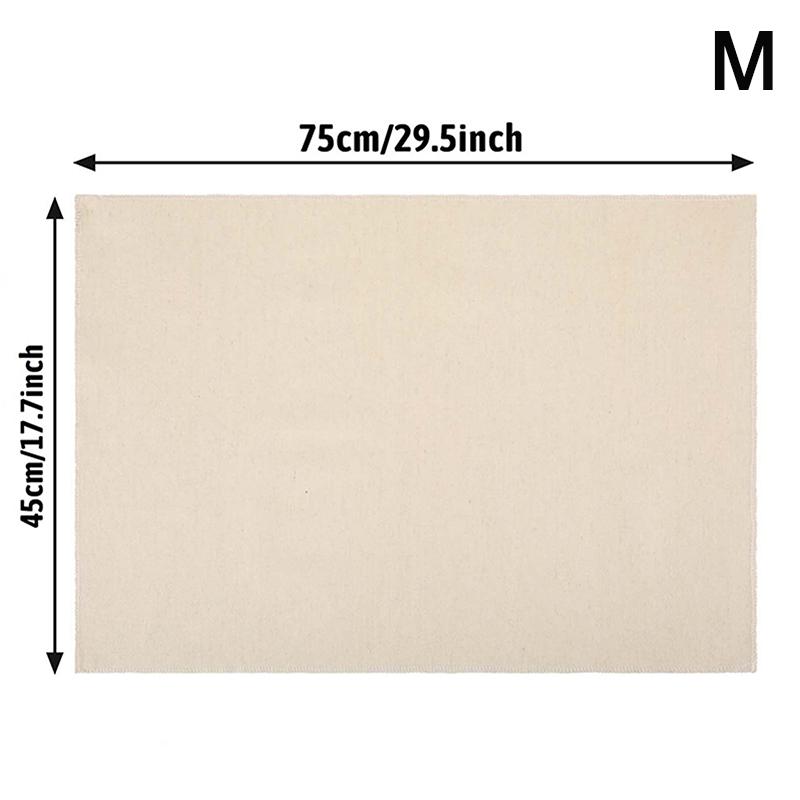 

Ткань для расстойки хлеба для выпечки хлеба, многоразовая плотная льняная ткань для теста, багетов, буханок, кондитерских изделий, кухонный инструмент для выпечки хлеба M