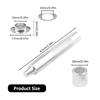 100Sets Grommet Tool Kit with Hole Punch Tool, Eyelets and Grommets for Tarps, Fabric Rings, Leather, Tents Awning Accessories