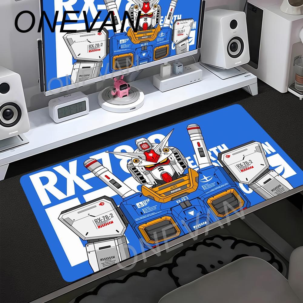 Japanese Anime Cartoon Mouse Pad Gundam Mouse Pad Oversized Computer Keyboard Pad Anime Game Animeanti-skid E-sports Speed Mat