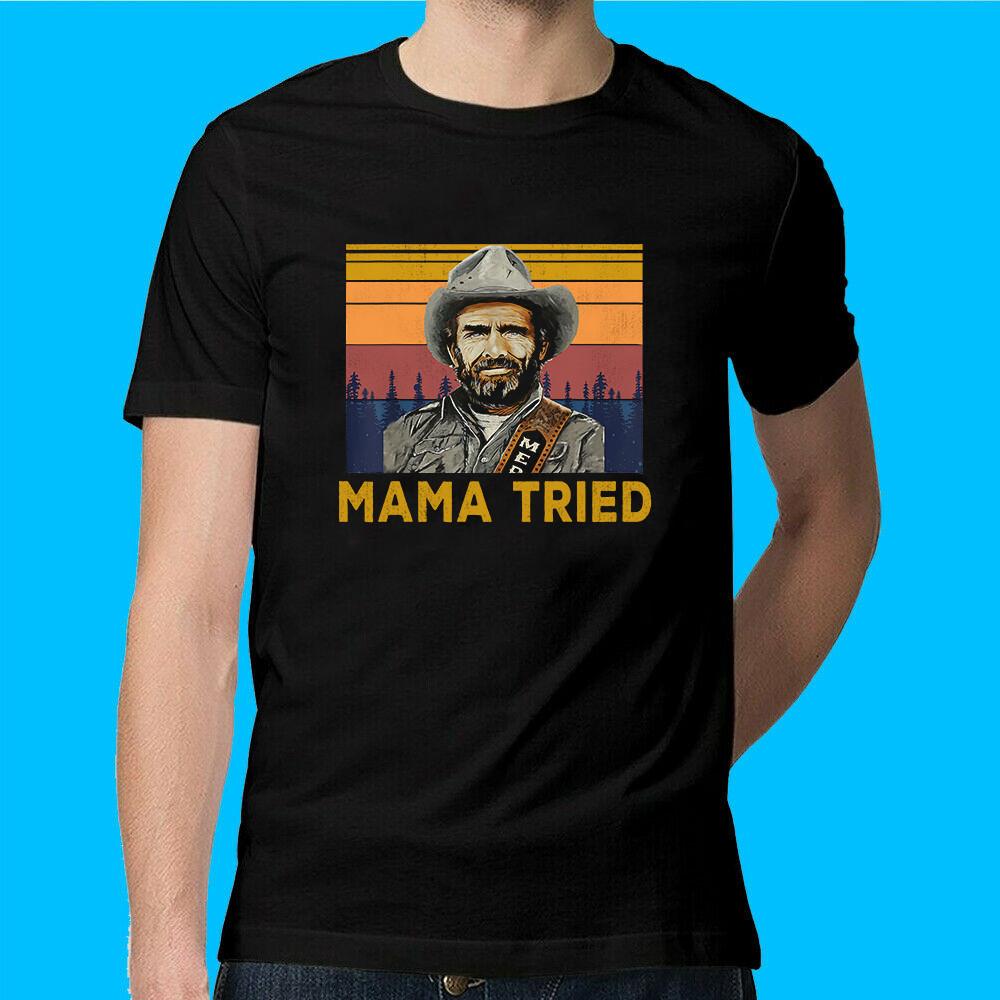 Mama Tried T-Shirt Vintage, Country Music Merle Tee Haggard S