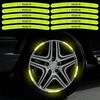Car Wheel Hub Reflective Stickers Tire Rim Luminous Accessories For Verano Velite Lesabre Riviera Avenir GL6 GL8 Envision Excelle