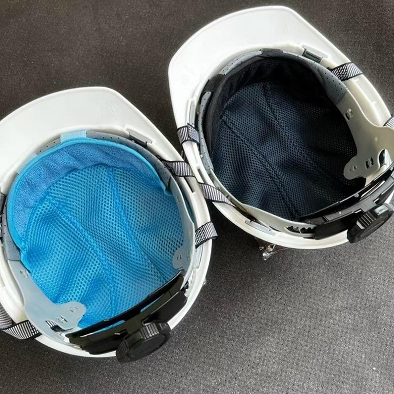 Helm-Einlage atmungsaktives Netz Schweißband Sicherheitskappe Kühlpolster Schweißabsorbierend Belüftung Kopfschutz Erwachsener