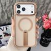 Magnetic Skin-Feel Stand Case for iPhone 17 Pro Max: Drop-Proof Protection