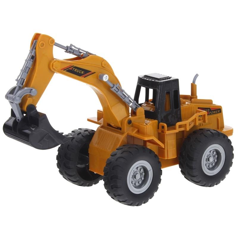 Excavator Loader Remote Control Construction Vehicle Drive Movable Bucket