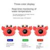 Baby bathtub thermometer digital floating water temperature measuring instrument LED display screen safety test cartoon pattern
