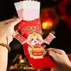 3Pcs Foldable 2025 New Year Red Envelope Creative Chinese Red Envelope  Chinese New Year