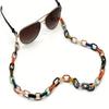 1pc Glasses Rope Chain Anti-Drop Acrylic Glasses Chain Fashionable And Simple Mixed Color Mask Chain Suitable for Daily Wear