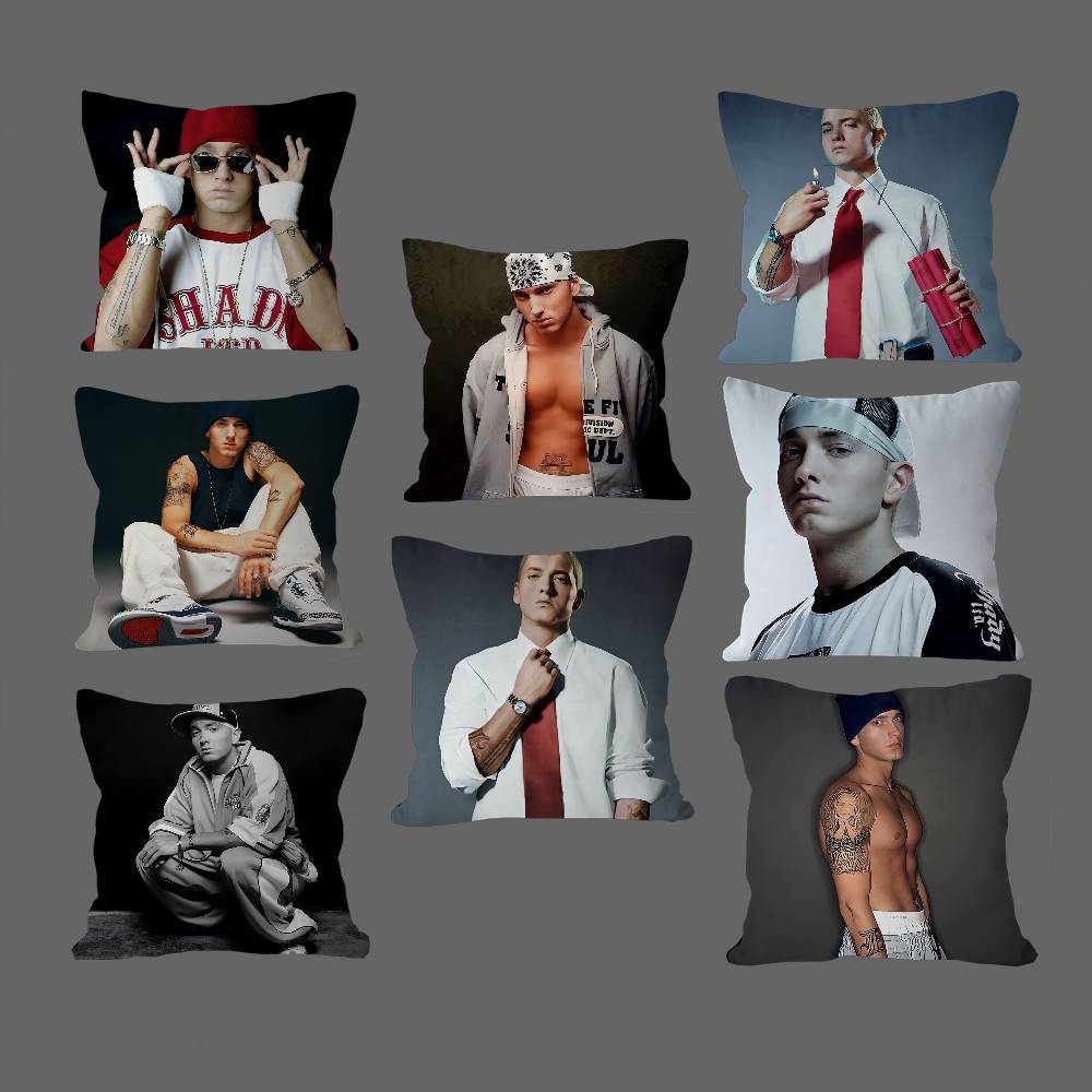 Super Rapper Eminems Office Cushion Pillowcase Car Cushion Cover45X45CM Lumbar Pillowcase Sofa Pillowcover