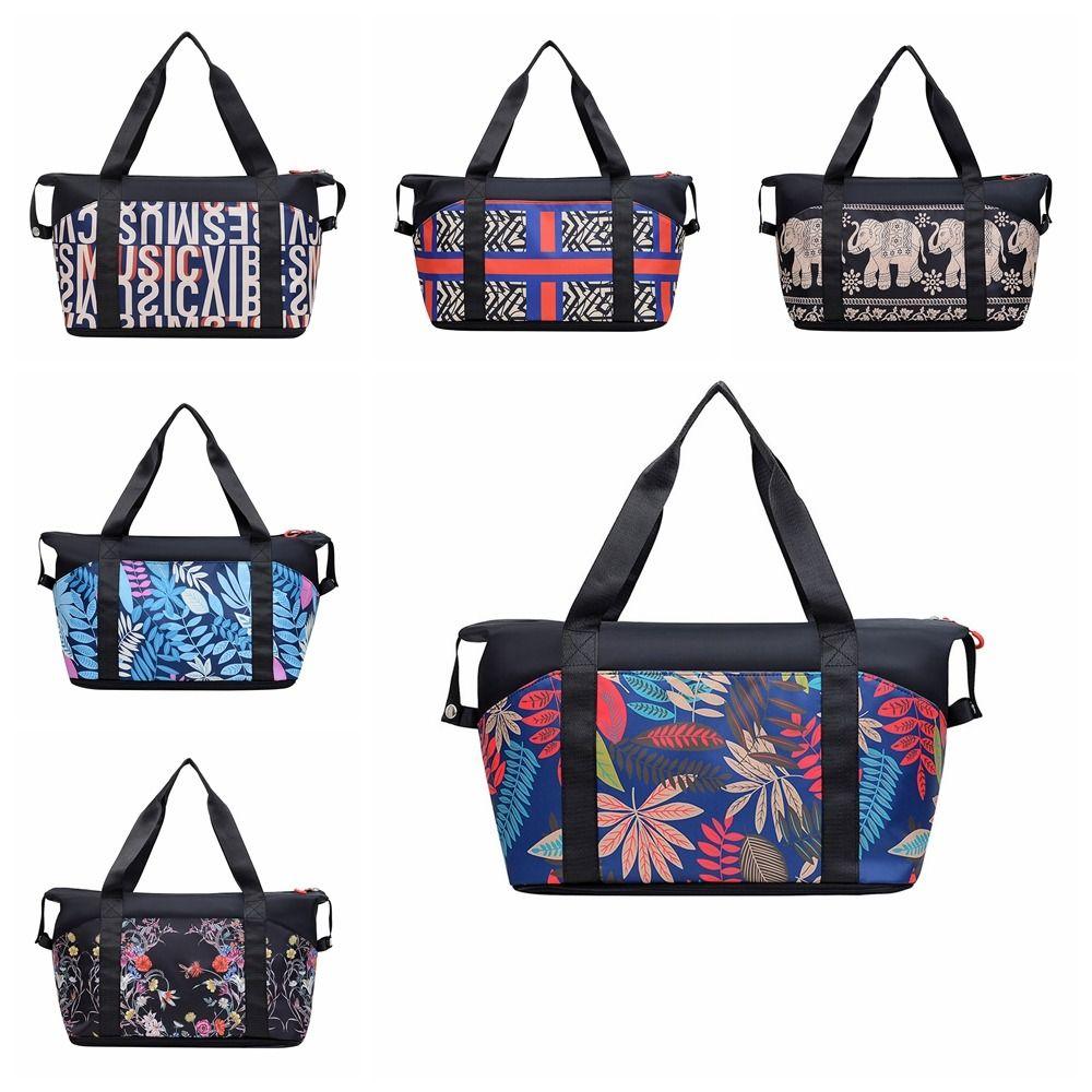 Multifunctional Nylon Travel Duffel Bag Waterproof Fitness Training Bag Carry on Luggage Bag Women
