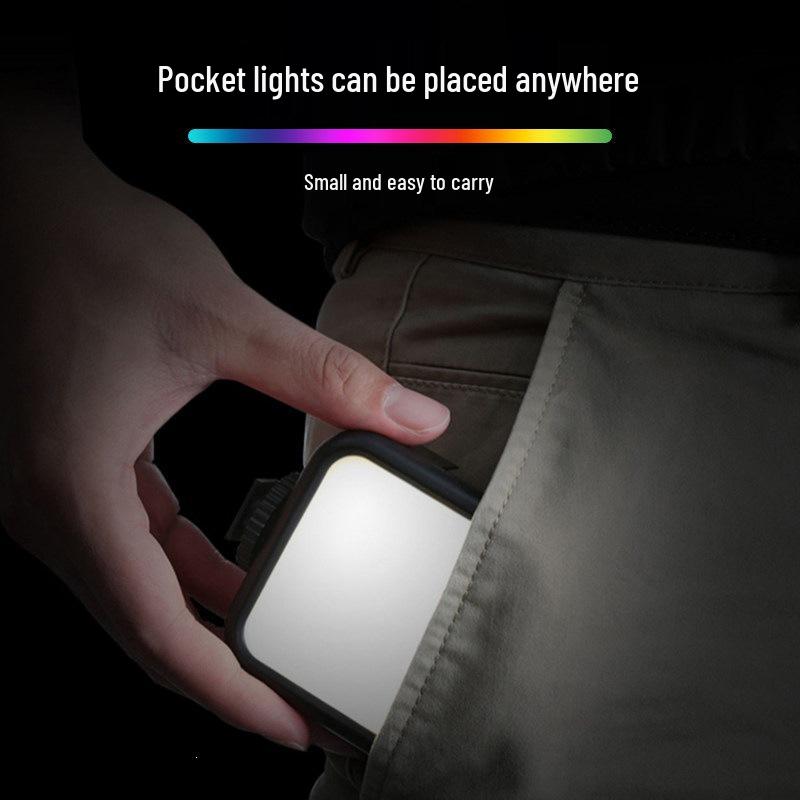 Yingkexi Mini RGB DSLR Camera Fill Light for Photography & Live Streaming