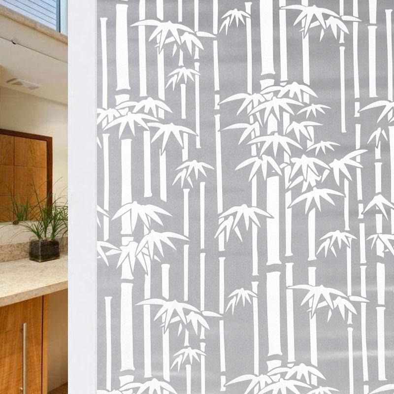 Window Privacy Film Glass WindowFilm Removable Vinyl Door Window CoveringsUV Blocking Sticker for Home Deco