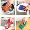 6 Peças de Esponjas de Aço Inoxidável Seguras para Lava-louças - Resistentes, Sem Arranhões e Superfície de Baixo Pelo - Cozinha Limpa, Pastilhas de Limpeza para Lava-louças