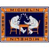 Vintage Michelin Tire Tin Painting for Classic Garage Auto Workshop Decor
