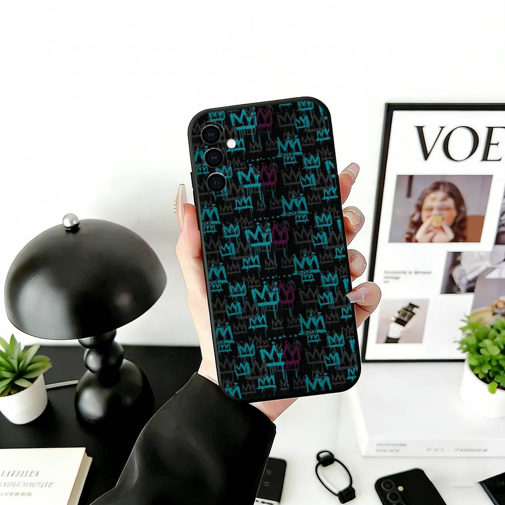 Y-Young R-Royals S3 Handyhülle Für Samsung Galaxy A73,A72,A71,A70,A53,A52,A51,Weiche Silikon Schwarze Hülle