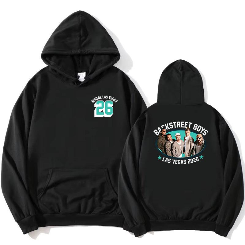 Backstreet Boys INTO THE MILLENNIUM Hoodies Long Sleeve Fashion Hooded Sweatshirts Streetwear Unisex Graphic Print Merch Clothes