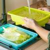 Efficient Draining Basket with Chopping Board Set for Vegetable and Fruit Washing Home Kitchens Sink Colander Strainer