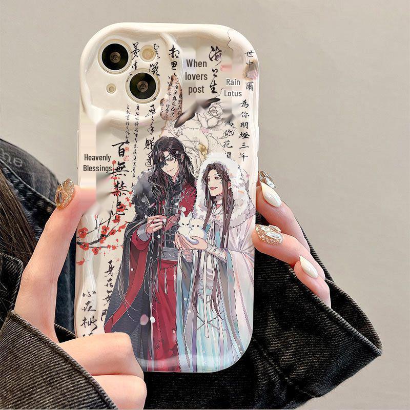 

Благословение небожителей Чехол для iPhone: Подходит для 16 Pro Max, 15 Pro, Полное покрытие, Ударопрочный для 14/13, 12/XS Max, Силикон iPhone 13 Pro Max