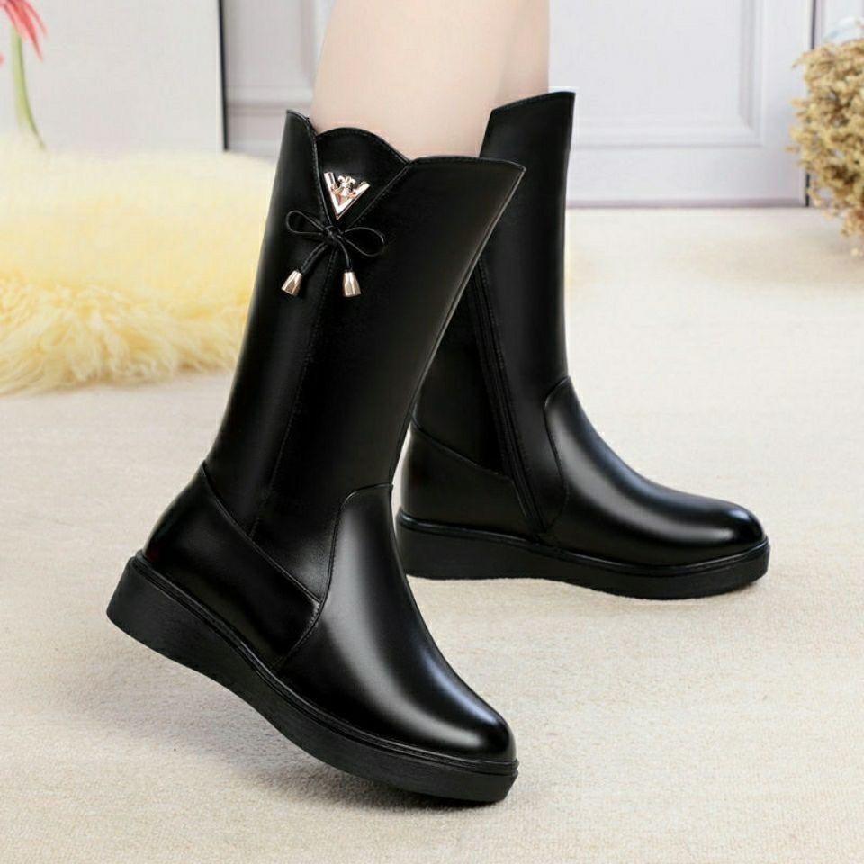 Cizme chelsea până la genunchi, pentru femei, nou în tocuri, pantofi cu vârf pătrat, de designer de modă, cizme lungi pentru femei, pantofi de toamnă pentru femei