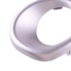 1 Pair Car Front Bumper Fog Light Bezel Cover Trim Fit For Mitsubishi Outlander ZJ ZK ZL 2012 2013 2014 2015 Silver ABS Plastic