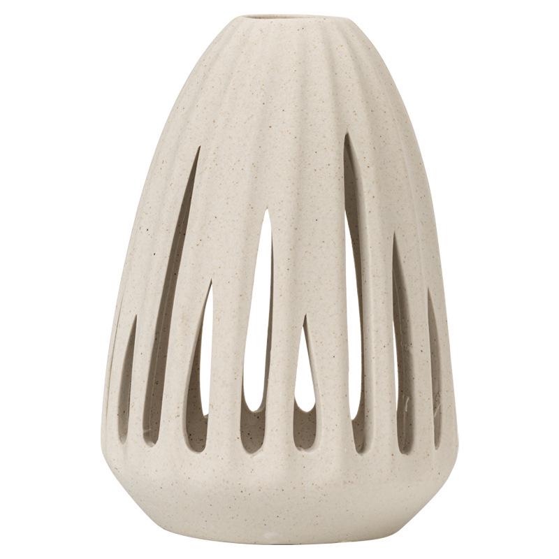 Simple Ceramic Flower Vase - Creative Home Decoration Ornament
