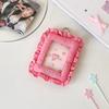 Portable Fabric Pillow Photo Holde Bag Pendant Photo Storage Picture Frames Photo Card Sleeves