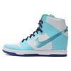 Dunk High 2.0 Non-Slip Shock Absorption Wear-Resistant High-Top Skate Shoes Women Sneakers White Blue 725069-104