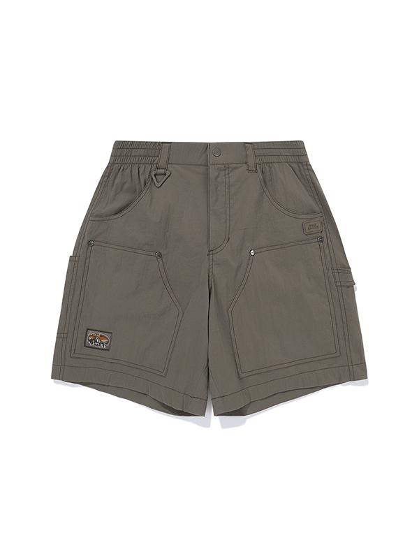 BBC EARTH [Carter Ii] Layered Shorts_Dark Grey