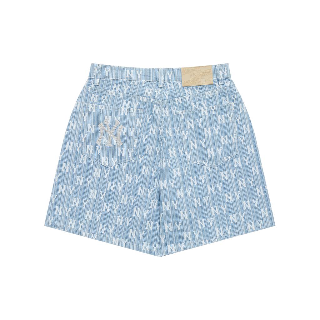 New MLB Casual Shorts Unisex Light Blue 3FDPM0243-50BLL