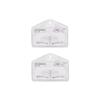 Sunstar Stationery Die-Cut Ukanmuri Clips, Set of 2 (Silent White)
