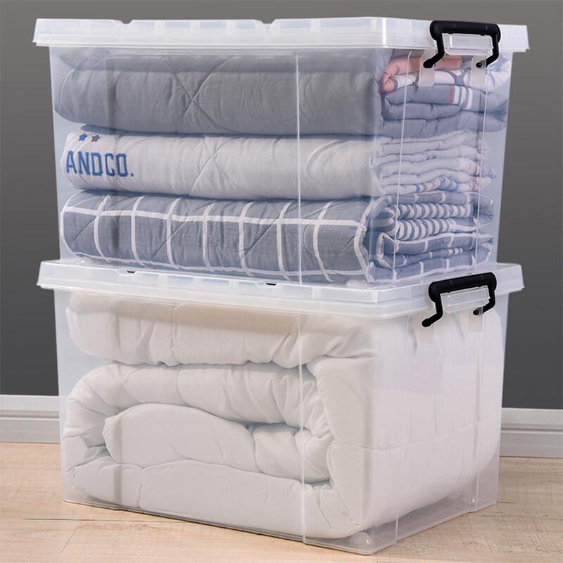 Churong Transparent Wheeled Storage Box for Clothes & Toys