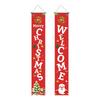 Christmas Nutcracker Couplets Door Curtain Flags | Festive Porch Decor