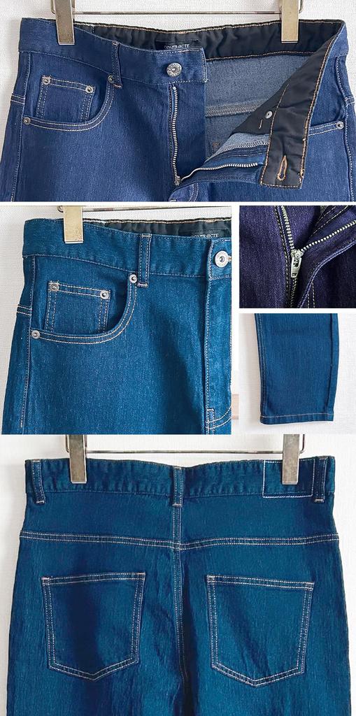 BEATJIVE Stretch Tapered Sarouel Skinny Denim Jeans Size AR-P1686 (Black, Small)