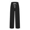 Men's Plain Knit Pocket Casual Pants Home Pajama Pants