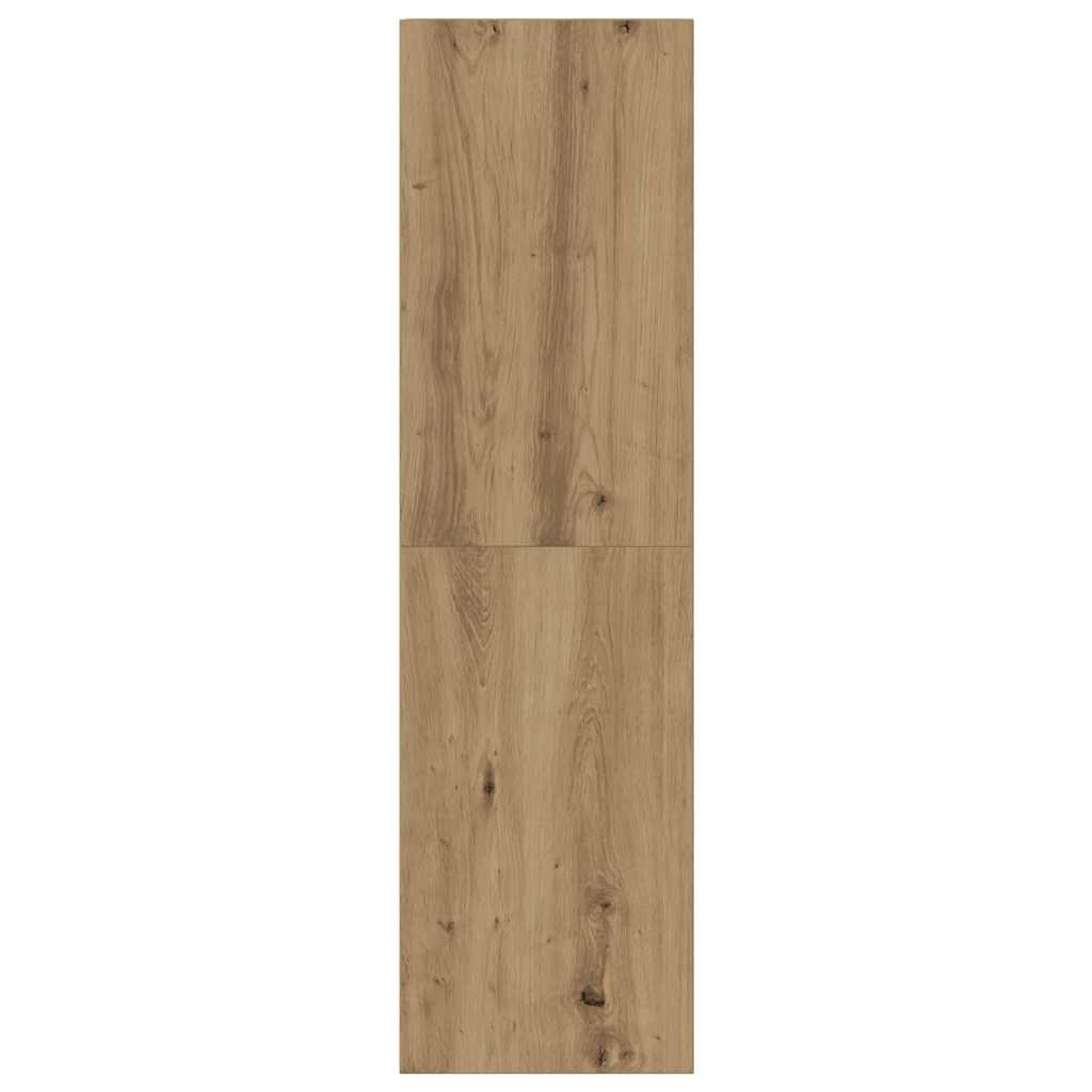 5 Piece Wall Mounted TV Cabinet Set Artisan Oak Finish Engineered Wood