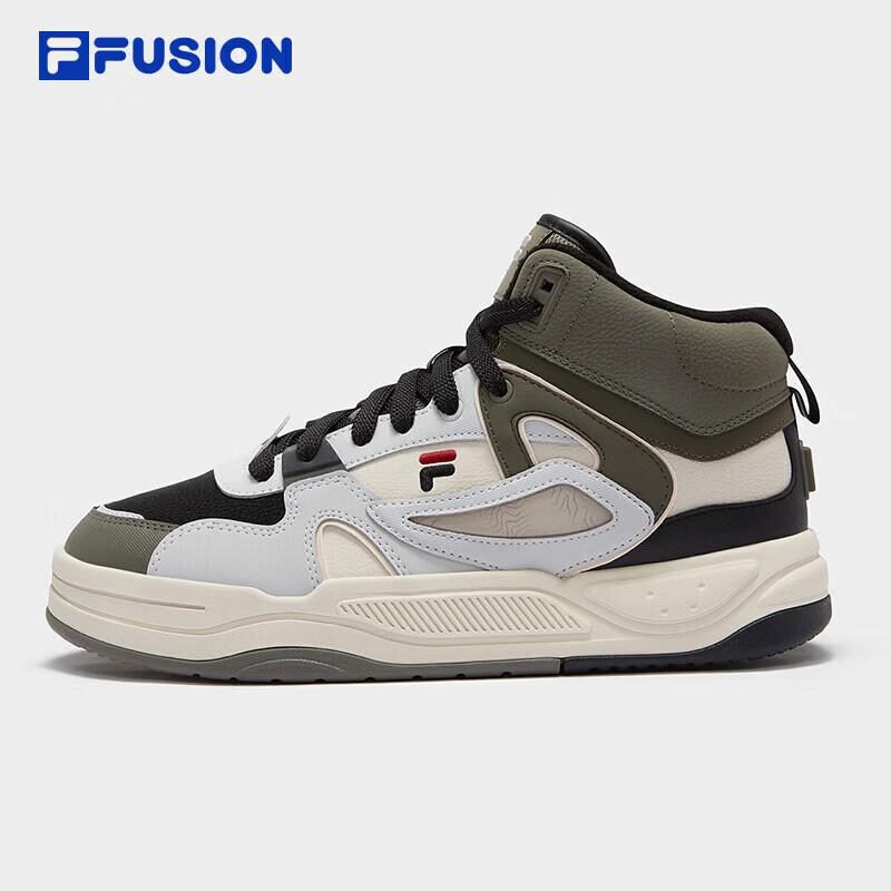 FILA FUSION BANK II Winter Warm Mid-Top Casual Sneakers 7.5