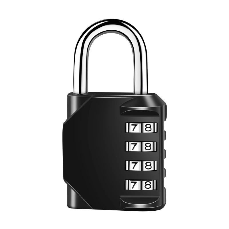Clearance_2 Pack 4 Digit Combination Lock, Locker Lock, Padlock Outdoor Indoor, Waterproof Design, for School, Gym Or Sports Loc