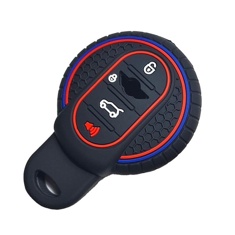 

New Silicone Car Key Case Cover Fob Protector Accessories Keyring For Bmw Mini Countryman Cooper F54 F55 F56 Keychain Holder