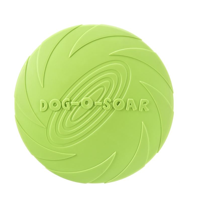 7 Colors Silicone Flying Saucer Interactive Dog Cat Toy Chew Resistant Flying Discs for Puppy Training Fun Pet Supplies