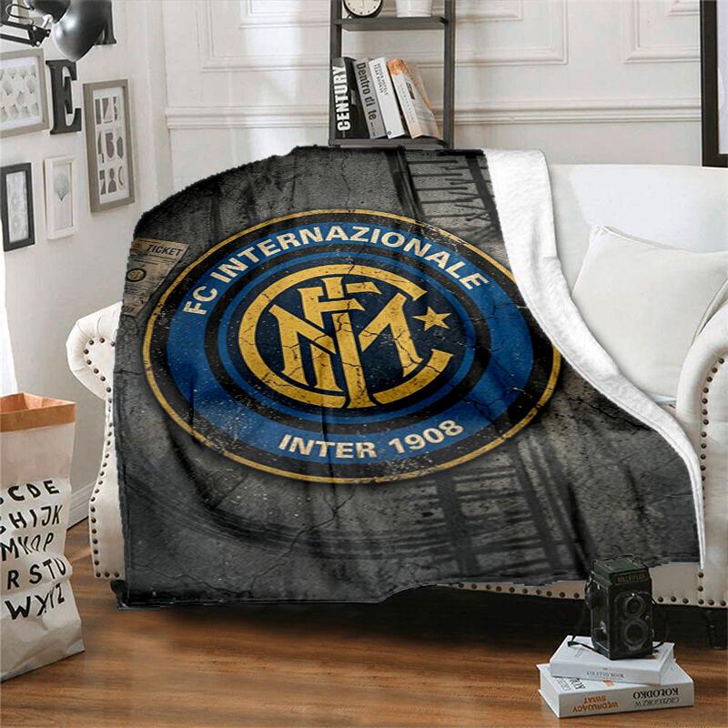Fc Internazionale Century Passion Blanket Soft And Comfortable Camping Trip Sheet Digital Printing Office Rest Blanket