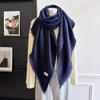 New Winter Cashmere Scarf For Women Soft Solid Color Tassel Shawl Wrap Thick Warm Blanket Echarpe Pashmina Female Scarves