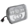 Lâmpadas de Farol LED Quadradas à Prova d'Água para Carro Automotivo 300W 7 Polegadas Feixe Selado para Jeep