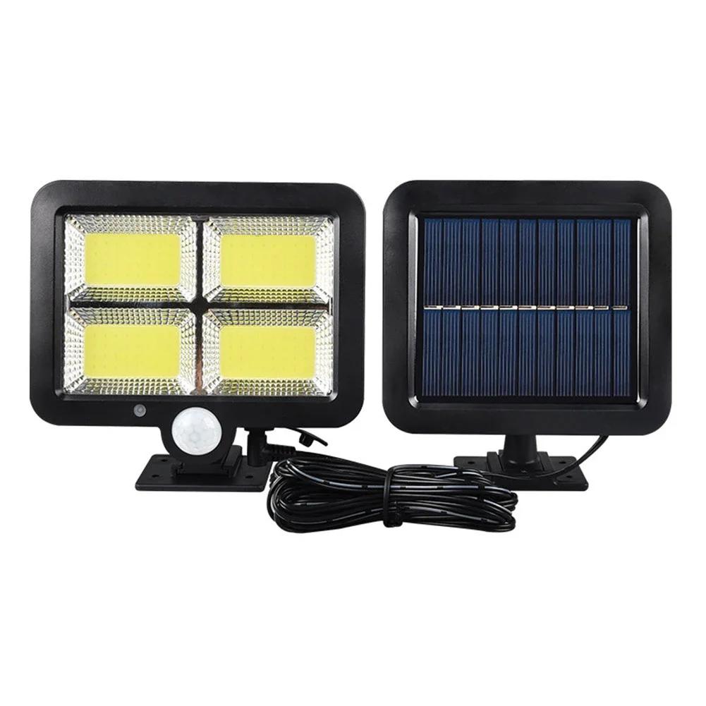 Außen Bewegungssensor Solarleuchte Wiederaufladbar 1/4/6 COB Solar Wandleuchten Wasserdicht Notfall Straßen Garten Veranda LED Beleuchtung