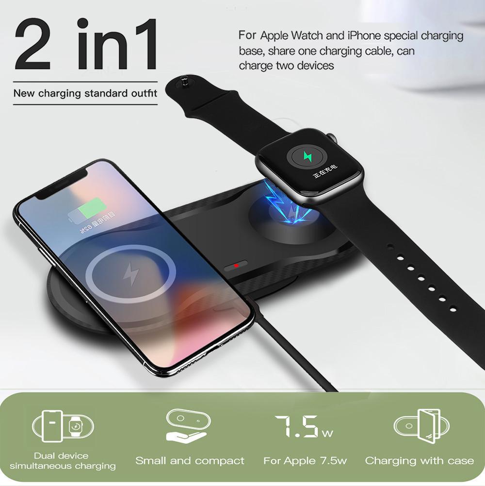Apple Watch 5 4 3 2 10W Qi Charging Pad 