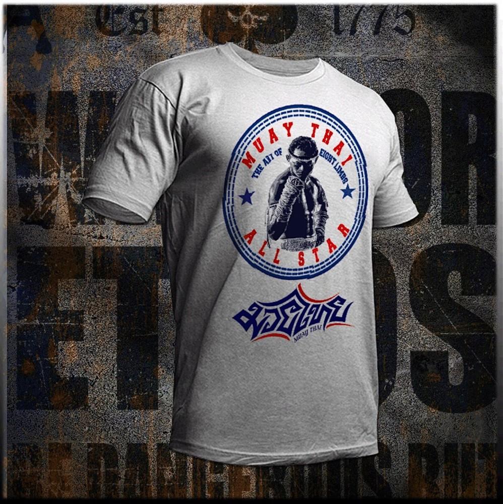 Муай Тай тайский Бокс боевые Искусства кикбоксер Янтра кулак элитный боец футболка Унисекс футболка XXXXL
