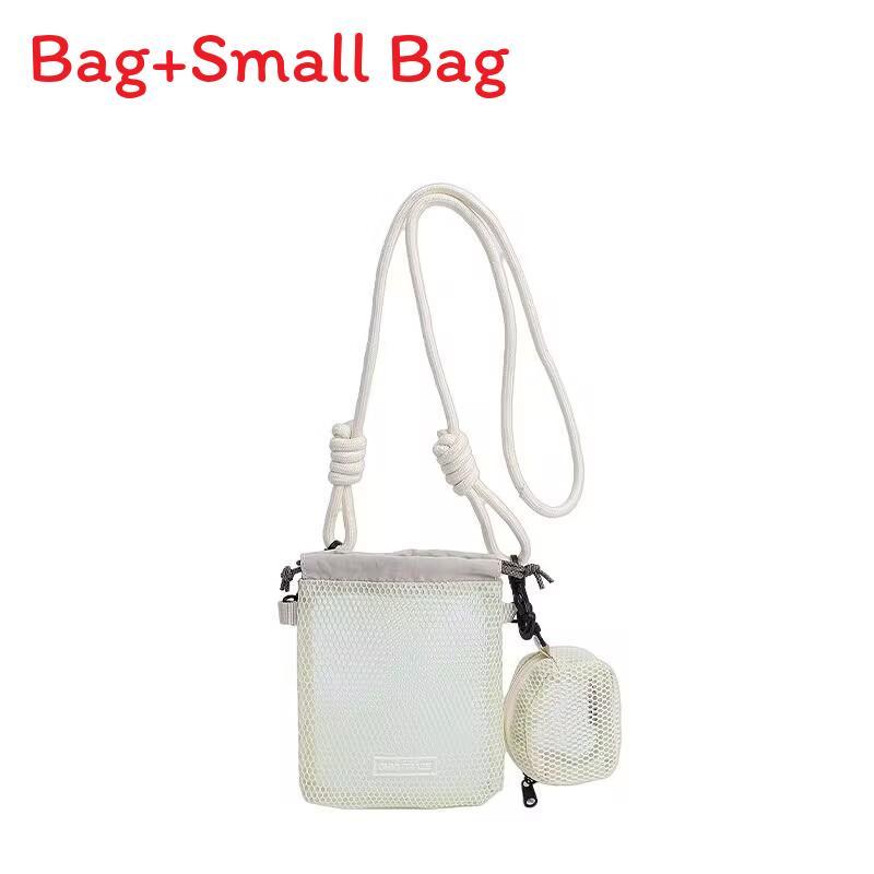 Summer Girls Small Clear Shoulder Bag With Zipper Closure For Daily Use