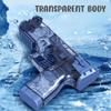 Portable Water Gun Kids Manual Ice Burst Automatic Reloading Waterguns Summer Outdoor Pool Garden Fight Games Toys For Kids