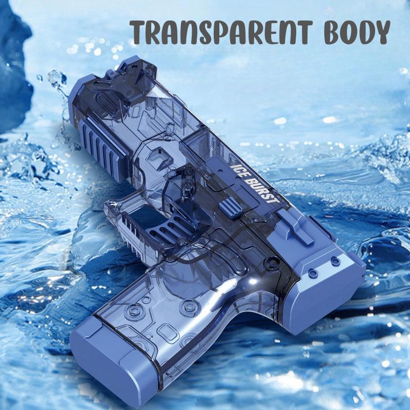 Portable Water Gun Kids Manual Ice Burst Automatic Reloading Waterguns Summer Outdoor Pool Garden Fight Games Toys For Kids