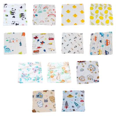 Cotton Infant Drooling Bib Highly Absorbent Saliva Towel For Feeding Play And Outdoor Activity 30x30cm